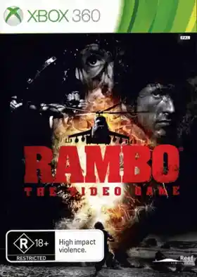 Rambo The Video Game (USA) box cover front